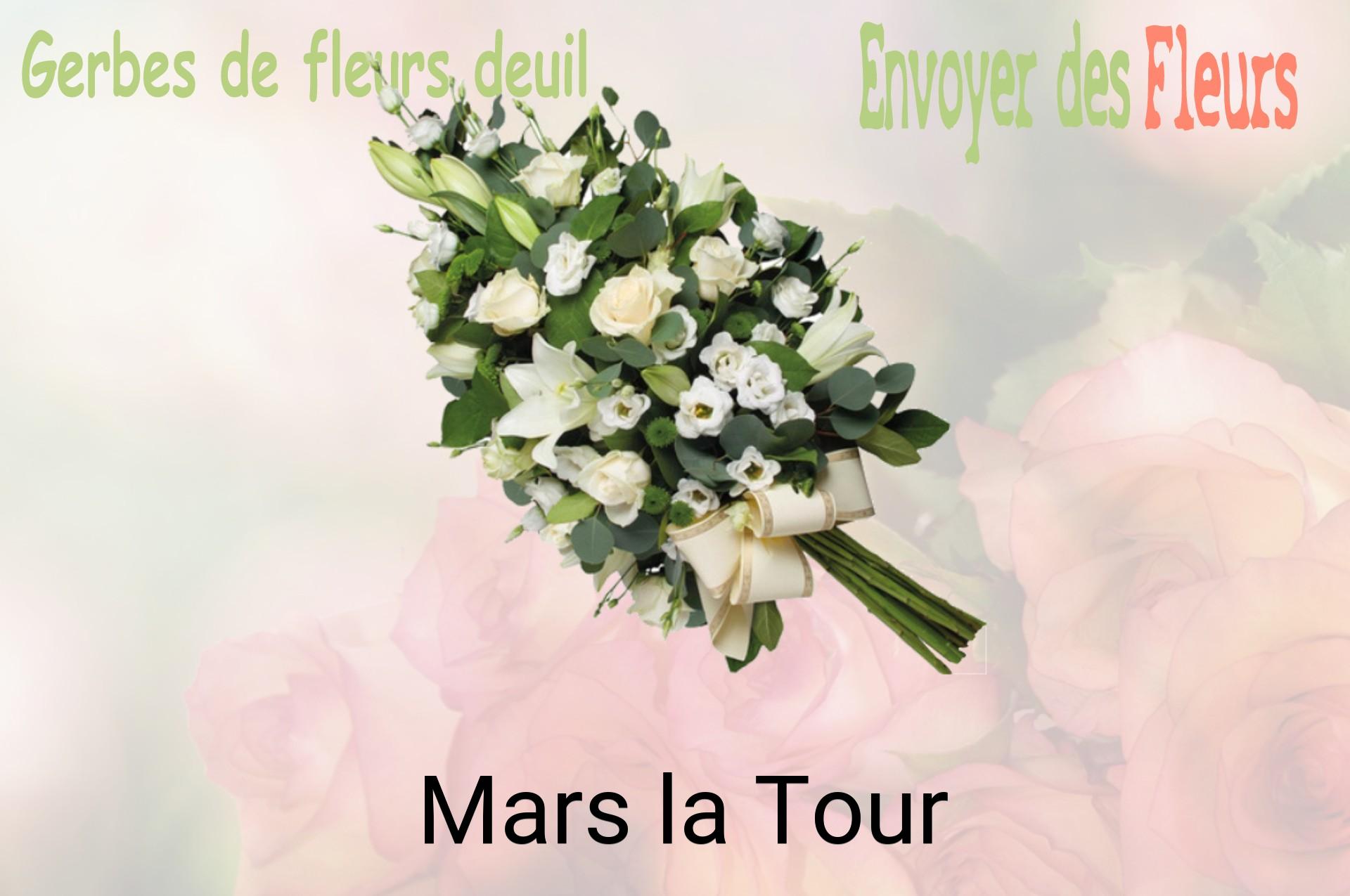 Gerbe de fleurs de deuil livrée à Mars-la-Tour